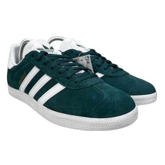 Adidas Gazelle Mystery Green White Gold Shoes JH5383 Men\'s Sizes 9.5 - 13 main image 6